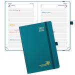 2024 Hardcover Academic Planner Weekly Monthly Page Layout Expense Pages