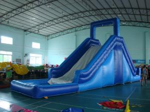 Quality Funny Inflatable Water Slide , Inflatable Amusement Park For Entermainment wholesale