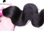 Smooth No Chemical Brazilian Virgin Hair / Body Wave Hair Weft No Splits
