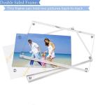 Digital Printing Clear Glass Picture Decoration Frame Double Sided For Still