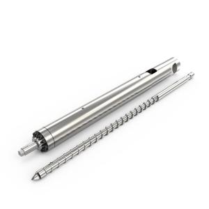 Quality SACM645 Vented Screw Barrel SKD61 For Plastic Recycling Machine Pelletizing Granule wholesale