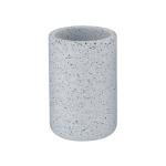 Blue Terrazzo Bathroom Accessories OEM Round Shape With Mat Gold Parts