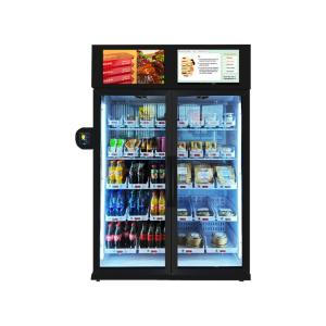 Quality Office Building Vending Unmanned Retail Vending Smart Vending Machine For Snacks drinks Wine Glass Bottle wholesale