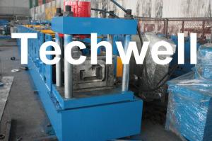 Quality G.i Coil / Carbon Steel 1.5 - 2.5mm Roller Shutter Forming Machine For Rolling Door Track wholesale