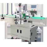 Chemical Paper Sticker Label Sticking Machine Automatic Horizontal Bottle