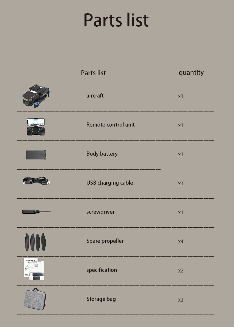 Flagship Performance Racing Drones Natural Color J16 Drone with Intelligent Obstacle Avoidance and Three Camera System
