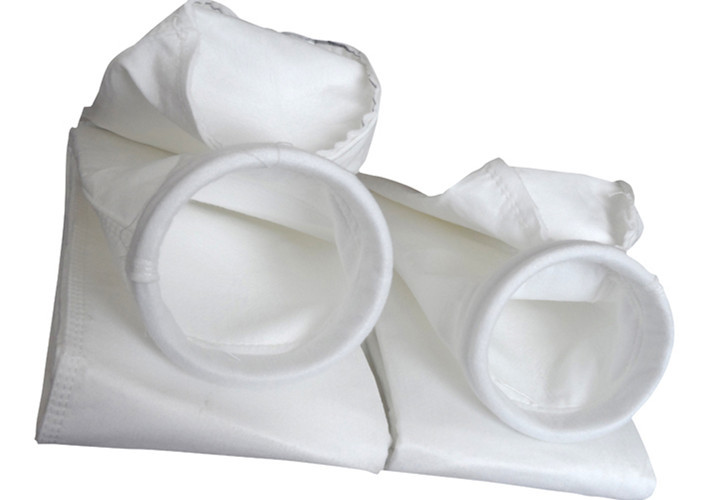 1.8mm Thickness Felt Dust Collector Bags 133 * 2000 Mm Size CE Certification