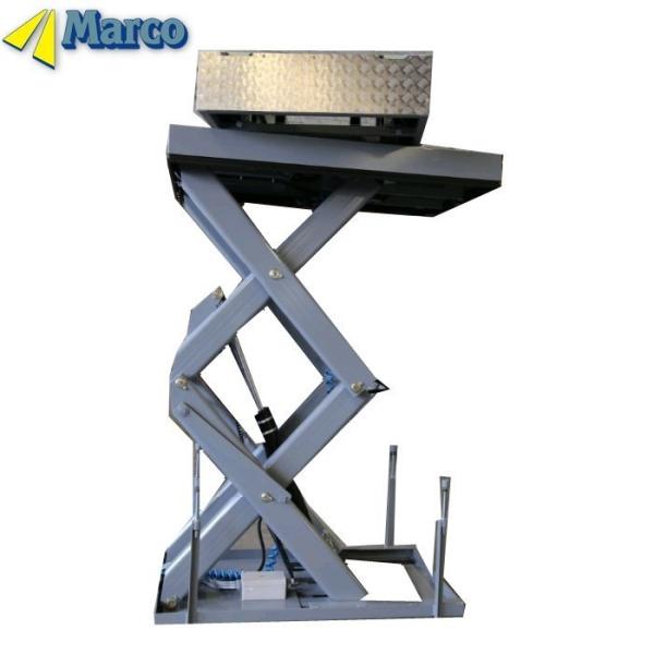 Hydraulic Operated Turntable on Hydraulic Scissor Lift Table for Painting