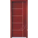 Fireproof Hotel Room Pvc Solid Wood Internal Doors