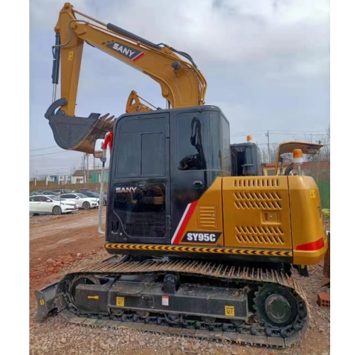 Good Condition SANY 9ton Mini Excavator SY95 Japan Crawler Digger with 53.8KW Power