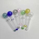 4.7 Inches Glass Tobacco Pipe Glass Oil Burner Tube Fixed Diffused