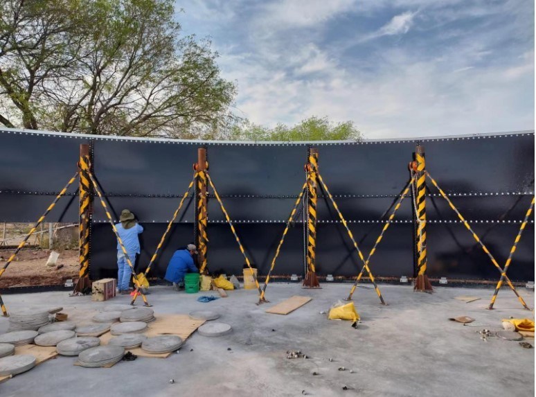 Electric Hoist to Lifting Light Oil Tank