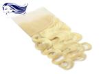 Blonde Color Font Full Lace Wigs Human Hair Swiss Lace 4 Inch