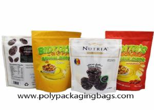 Quality SGS Zipper Top Gravure Printing Aluminum Foil Packaging Bags wholesale