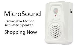 Quality COMER Direction Recognition Infrared Sensor Alarm Sound Recordable speaker wholesale