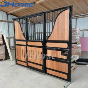 Quality Sliding Gate Hot Dipped Galvanized Prefab Horse Stalls 3m 3.5m wholesale