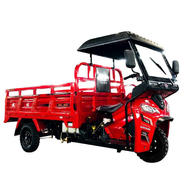 Dayang 1500 kg Three Wheel Petrol Trike Motorized Motorcycle with Cistern Cargo