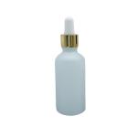 Frosted Matte Skincare Serums Cosmetic Dropper Bottles BPA Free