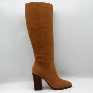 Quality Genuine Womens Leather High Ankle Boots Square Toe ROHS Approved wholesale