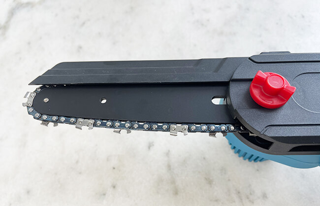 Mini Chainsaw Cordless 6 Inch Switch Security Lock Handheld Small Chainsaw