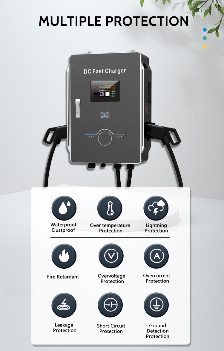 Wall Mounted/Column Installation Method 140KW EV Charging Equipment Manufacturers