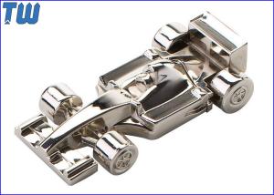 Quality F1 Race Car USB Design 8GB USB Flash Drive Metal Electroplate Color wholesale