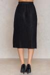 Women Clothing 2017 Midi Pleated Sparkle Skirt
