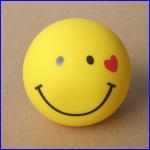 Cartoon promotional smiling face vinyl piggy boxes , money bank toys for saving