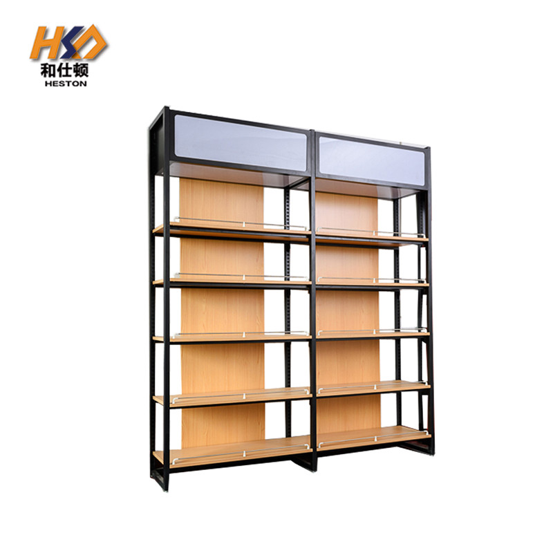 900mm 60kg Wooden Grocery Shelf Rack Gondola For Supermarket 225CM