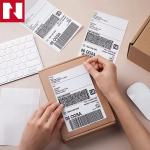 Customized Direct Thermal Paper Sticker Label Rolls Barcode Shipping Printer