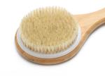 Dry Body Shower Brush Back Scrub Natural Bamboo Long Handle Massage
