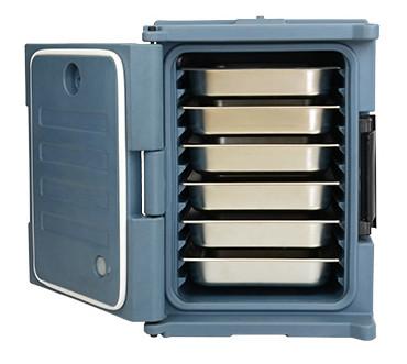 Cheap Front Loading Pan Carrier Insulated Food Cabinet Trolley 90L for sale