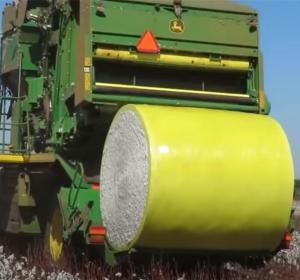 Quality Yellow Cotton Packing Bale Wrap Film for Cotton Picker CP690 CP770 Harvester wholesale