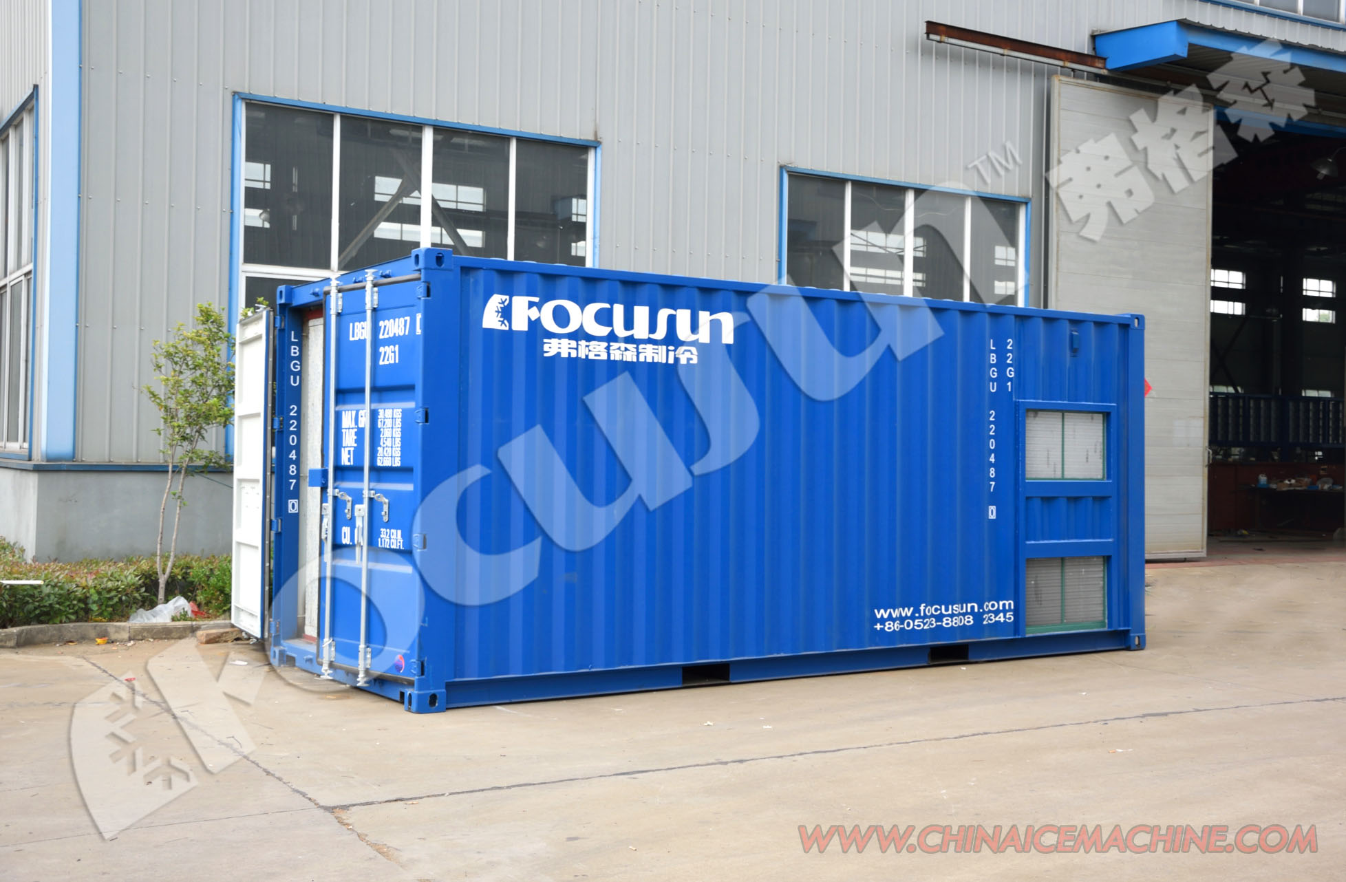 20ft Containerized Cold Room of Color Steel Plate and Bitzer Compressor Ready to Ship