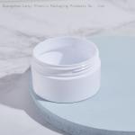 White Clear Cylinder 3.38OZ 100ml Plastic Cosmetic Jars