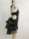 Black Girls Dancewear Pattern Performance Clothing Na Certification