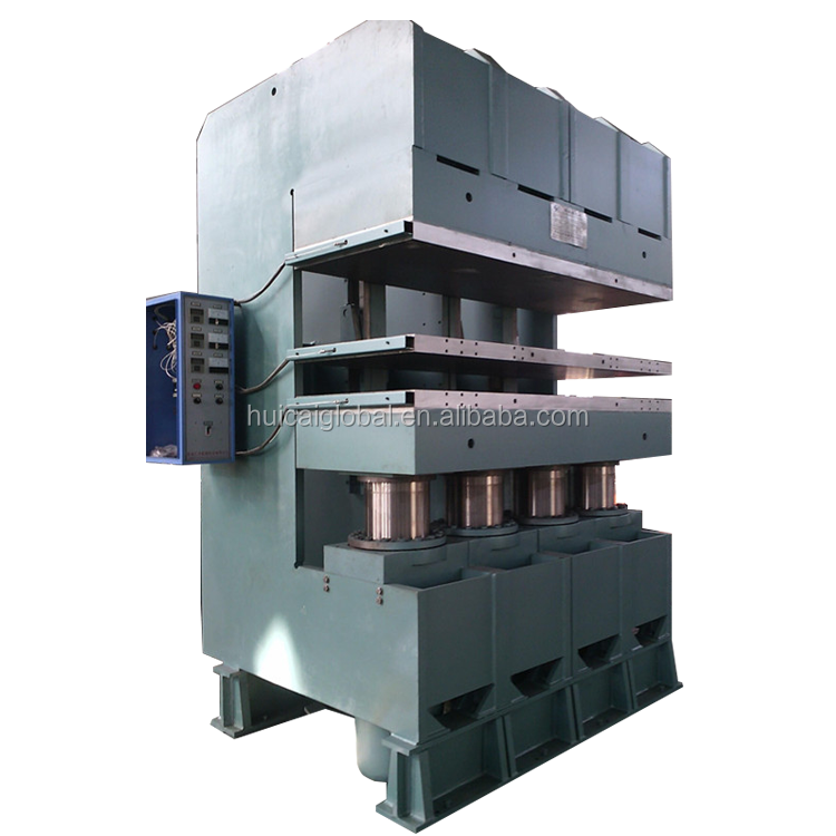 15000 KG Weight Hydraulic Rubber Vulcanizing and Moulding Machine with Auto-Alarm System