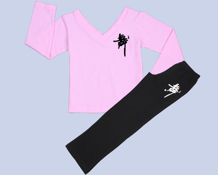Chica leotardo manga larga algodón Ballet danza femenina Ballet Gimnasia dancewear