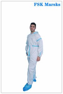 Quality Anti Fog Disposable Protective Suit Isolation Gown Jumpsuit Anti Alcohol Non Woven wholesale