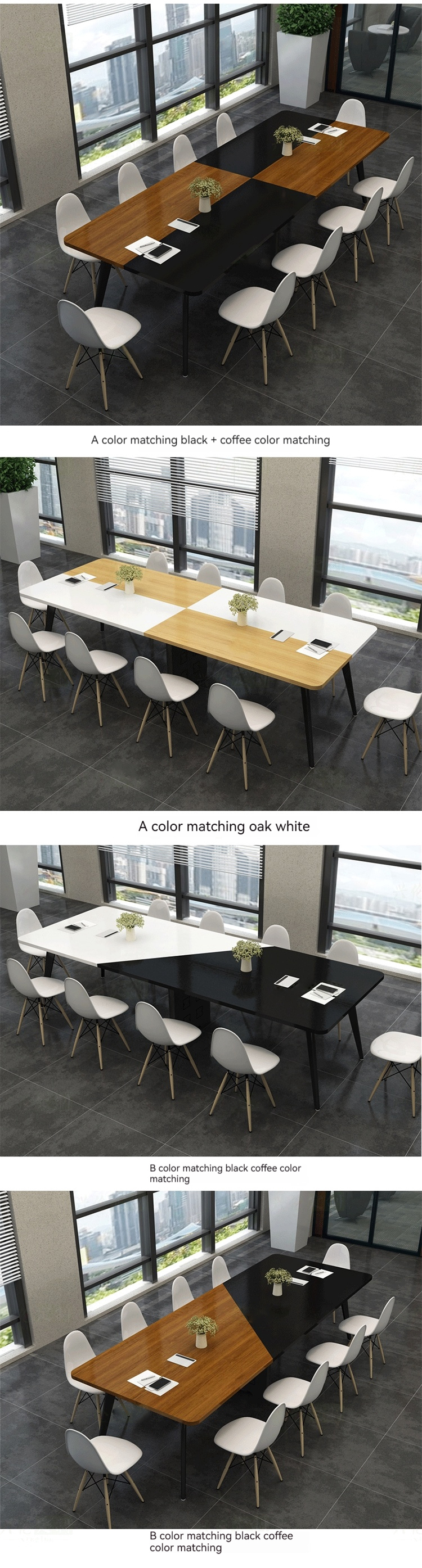25mm Thickness Table Top Convertible Creative Conference Table for Hotel Meeting Room
