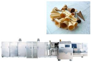 Quality Stainless steel Automatic Sugar Cone Production Line , Ice Cream Cone Baking Machine 4000 Standard Cones / Hour wholesale