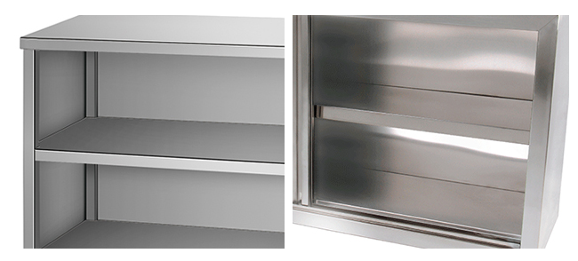 1.8m Uper Flip Door Hanging Cabinets Without Door Commercial Disc Hanging Stainless Steel Kitchen Cabinet