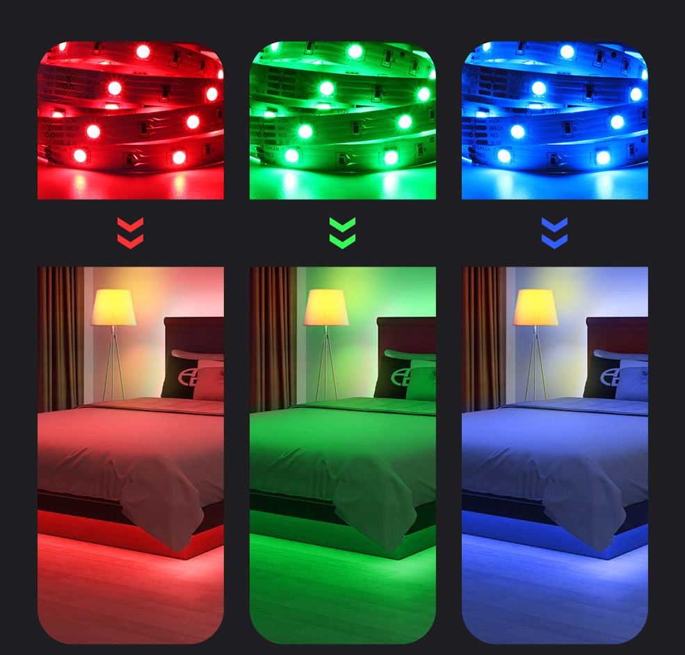 80 Ra 5m 5V IR Control bluetooth SMD 5050 smart LED Strip Lights for Indoor Decoration