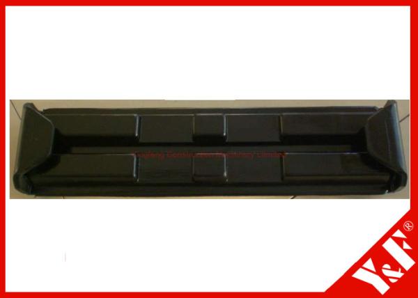 Black Rubber Track Shoes Excavator Undercarriage Parts 600mm for Hitachi Komatsu