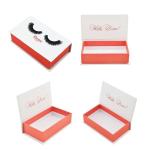 Folding Cosmetic Magnetic Gift Box Eyelash Small Paper Packaging Box Customizabl