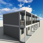 Prefabricated Detachable Container House Prebuilt Student Apartment Homes