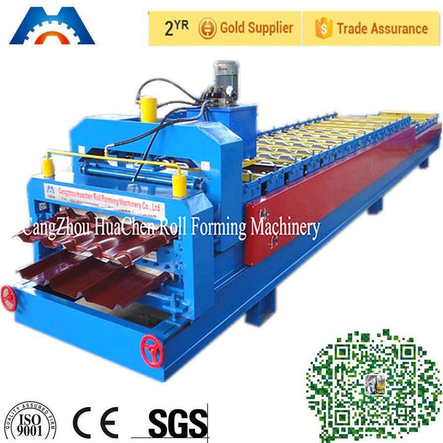 8-10m / Min Metal Roof Panel Double Layer Roll Forming Machine Automatic Type