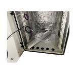 SPCC Steel Wall Mounted Telecom Cabinet , Outdoor 19 Rack Enclosure