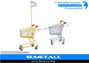 Quality Colorful Lightweight Supermarket Shopping Trolley Kids Shopping Cart With Wheels wholesale