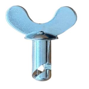 Quality Universal Dzus Butterfly Head Buttons Handle Silver Steel 5/16&quot;x.500&quot; for Sprint Car Yearly Performance Enhancement wholesale